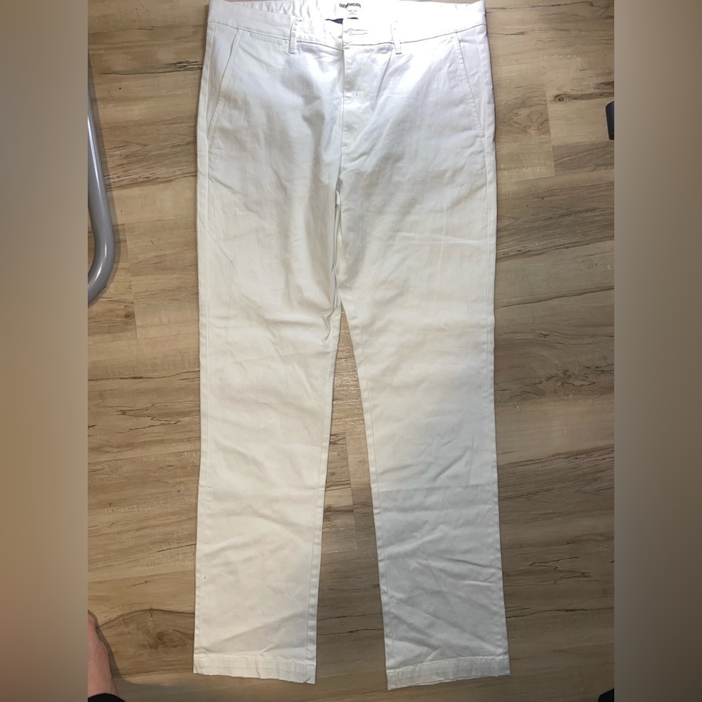 NWOT Goodthreads Men's Cream Skinny Fit Chino Pants - Picture 4 of 5
